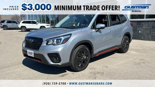 Ice Silver Metallic 2020 Subaru Forester Sport