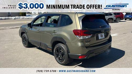 Autumn Green Metallic 2023 Subaru Forester Wilderness