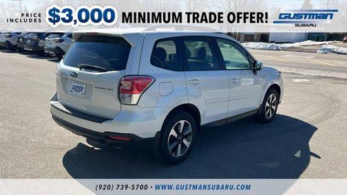 Crystal White Pearl 2018 Subaru Forester 2.5i Premium