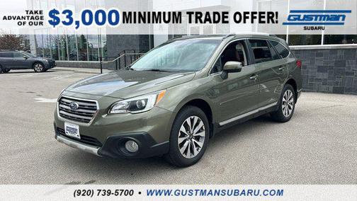 Wilderness Green Metallic 2017 Subaru Outback 2.5i Touring