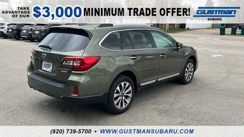 Wilderness Green Metallic 2017 Subaru Outback 2.5i Touring