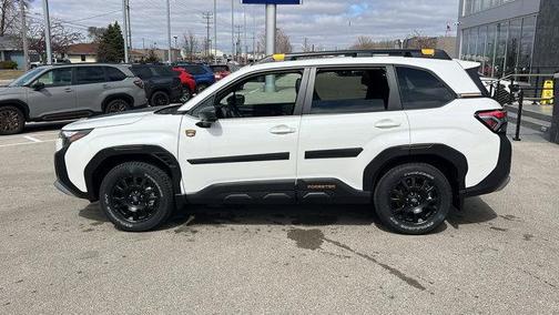 Crystal White Pearl 2026 Subaru Forester Wilderness