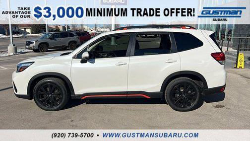 Crystal White Pearl 2019 Subaru Forester Sport