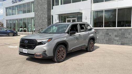 Gray 2026 Subaru Forester Hybrid Sport