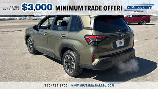 Autumn Green Metallic 2025 Subaru Forester Premium