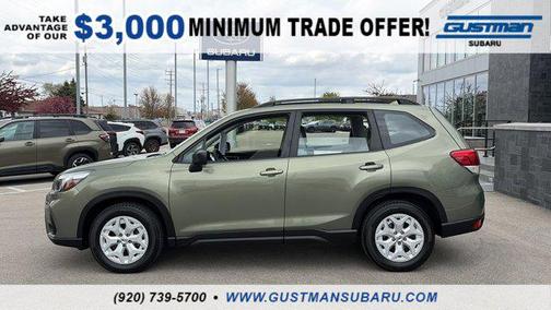 Jasper Green Metallic 2019 Subaru Forester Base