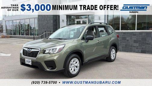Jasper Green Metallic 2019 Subaru Forester Base