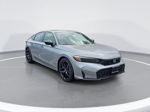 Solar Silver Metallic 2025 Honda Civic Sport