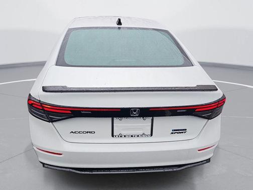 Platinum White Pearl 2026 Honda Accord Hybrid Sport-L