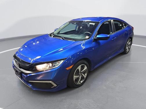 Aegean Blue Metallic 2019 Honda Civic LX
