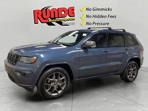 Blue 2021 Jeep Grand Cherokee Limited