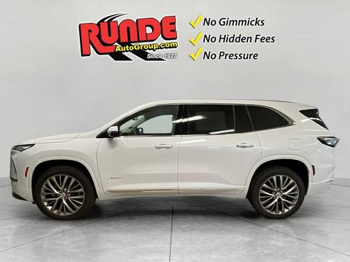 White Tri-Coat 2026 Buick Enclave Avenir