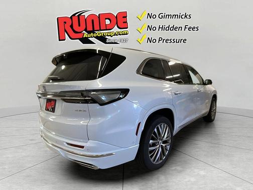 White Tri-Coat 2026 Buick Enclave Avenir