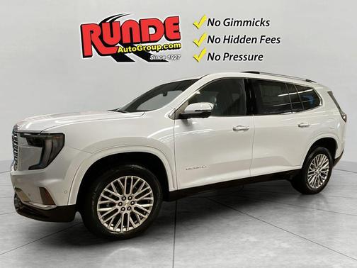Glacier White 2026 GMC Acadia Denali