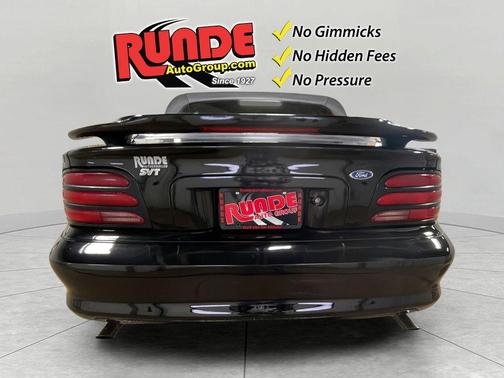 Black 1995 Ford Mustang SVT Cobra