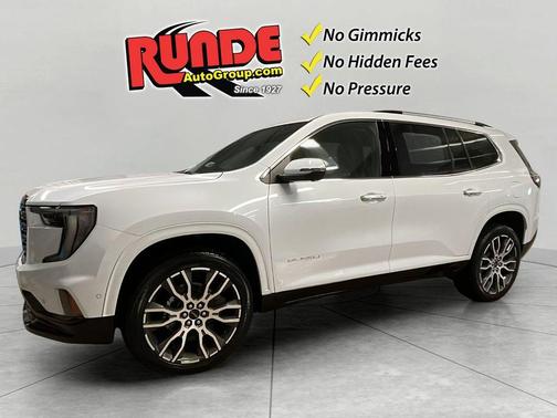 Glacier White 2026 GMC Acadia AWD Denali Ultimate