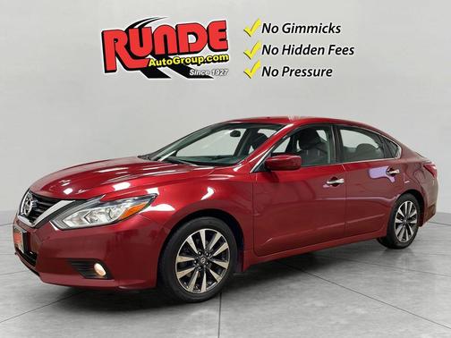 Red 2017 Nissan Altima 2.5 SV