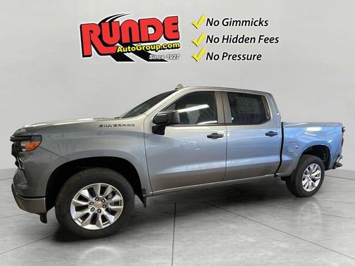 Sterling Gray 2026 Chevrolet Silverado 1500 Custom