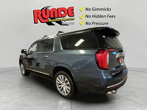 Blue 2021 GMC Yukon XL Denali