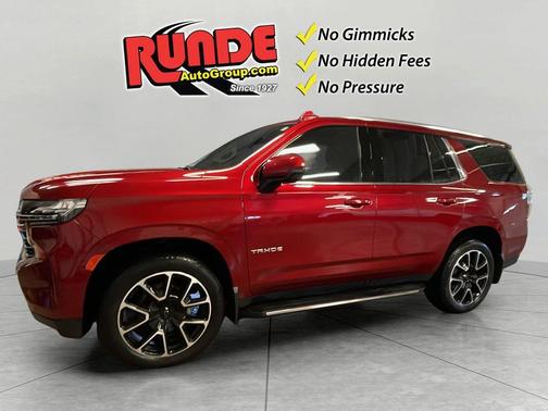 Red 2021 Chevrolet Tahoe LT