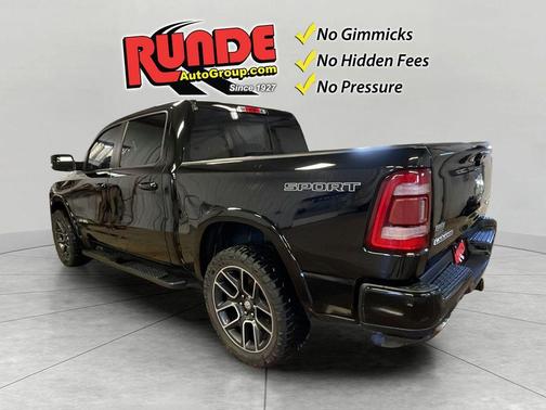 Black 2020 RAM 1500 Laramie