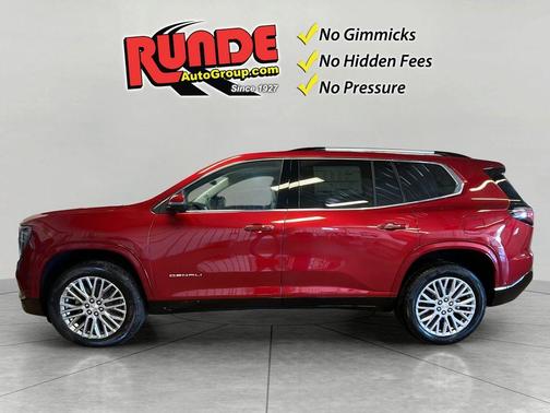 Volcanic Red 2026 GMC Acadia Denali