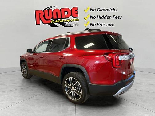 Red 2021 GMC Acadia SLT