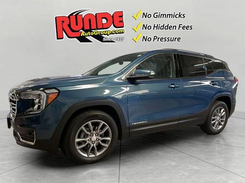 Blue 2024 GMC Terrain SLT
