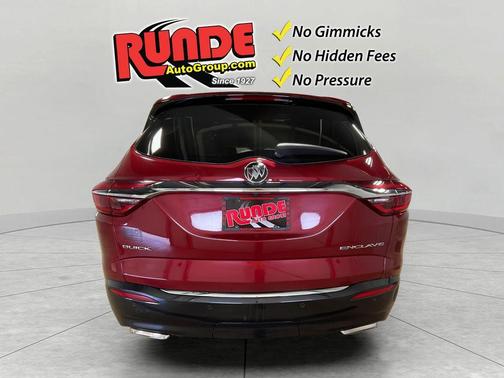 Red 2018 Buick Enclave Essence