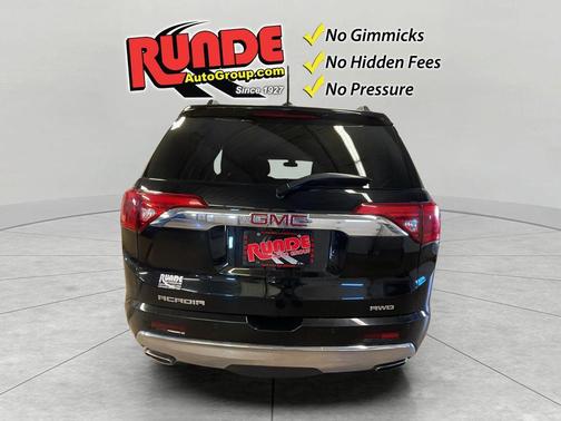 Black 2018 GMC Acadia Denali