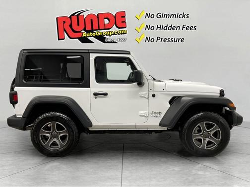 White 2019 Jeep Wrangler Sport