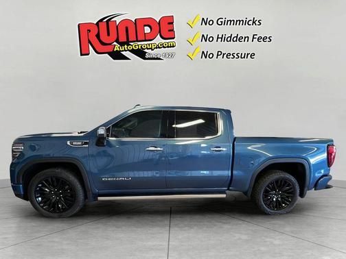 Blue 2024 GMC Sierra 1500 Denali