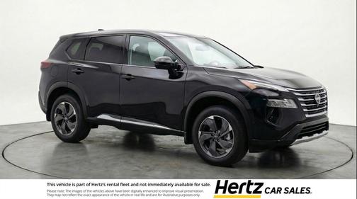 Super Black 2025 Nissan Rogue SV