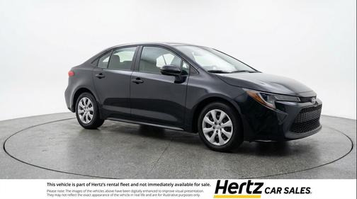 Midnight Black Metallic 2025 Toyota Corolla LE