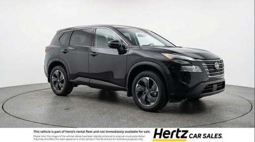 Super Black 2025 Nissan Rogue SV