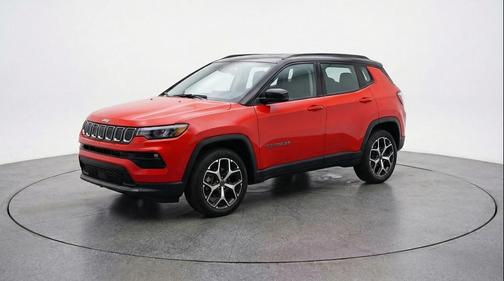 Red Hot Pearlcoat 2025 Jeep Compass Limited