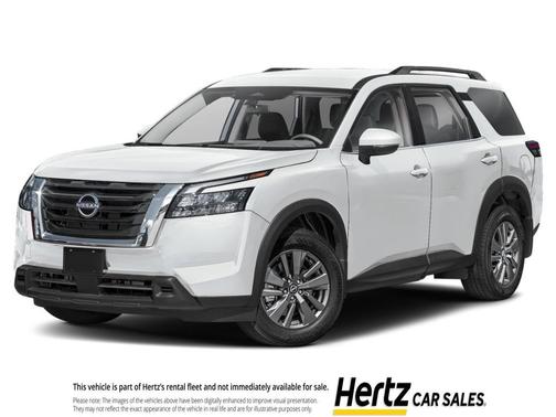 Glacier White 2025 Nissan Pathfinder SV 4WD