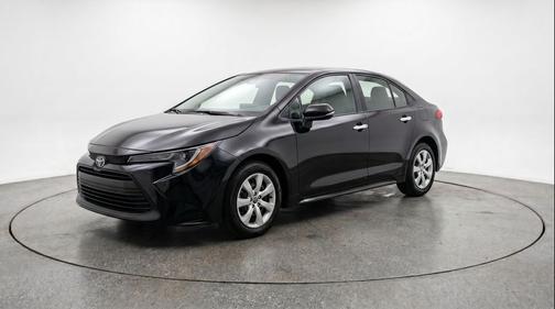 Midnight Black Metallic 2025 Toyota Corolla LE