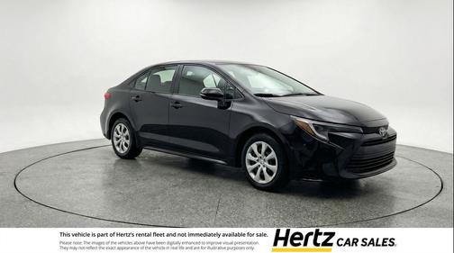 Midnight Black Metallic 2025 Toyota Corolla LE