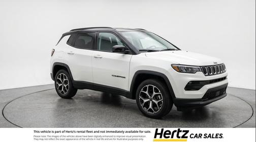 Bright White Clearcoat 2025 Jeep Compass Limited