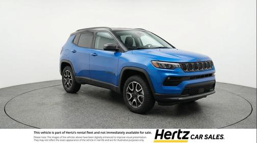 Hydro Blue Pearlcoat 2025 Jeep Compass Trailhawk