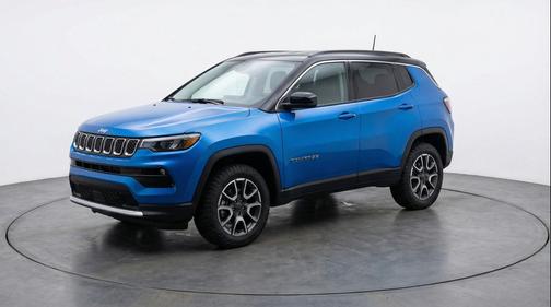 Hydro Blue Pearlcoat 2025 Jeep Compass Trailhawk