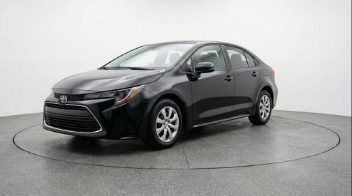 Midnight Black Metallic 2025 Toyota Corolla LE
