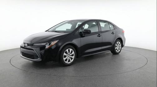 Midnight Black Metallic 2025 Toyota Corolla LE