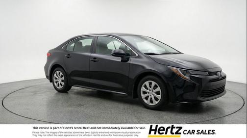 Midnight Black Metallic 2025 Toyota Corolla LE