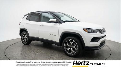 Bright White Clearcoat 2025 Jeep Compass Limited