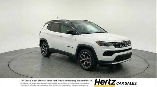 Bright White Clearcoat 2025 Jeep Compass Limited