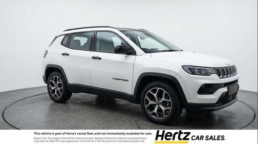 Bright White Clearcoat 2025 Jeep Compass Limited
