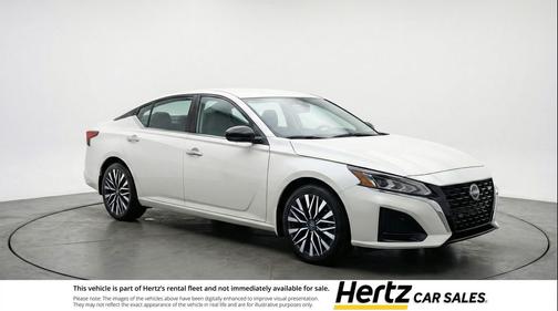Glacier White 2025 Nissan Altima SV FWD