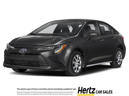 Midnight Black Metallic 2025 Toyota Corolla LE